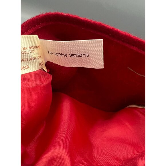 Dan Dee Christmas Stocking Trees & Buttons Red Natural Hygge Sewing Rustic - Picture 8 of 10